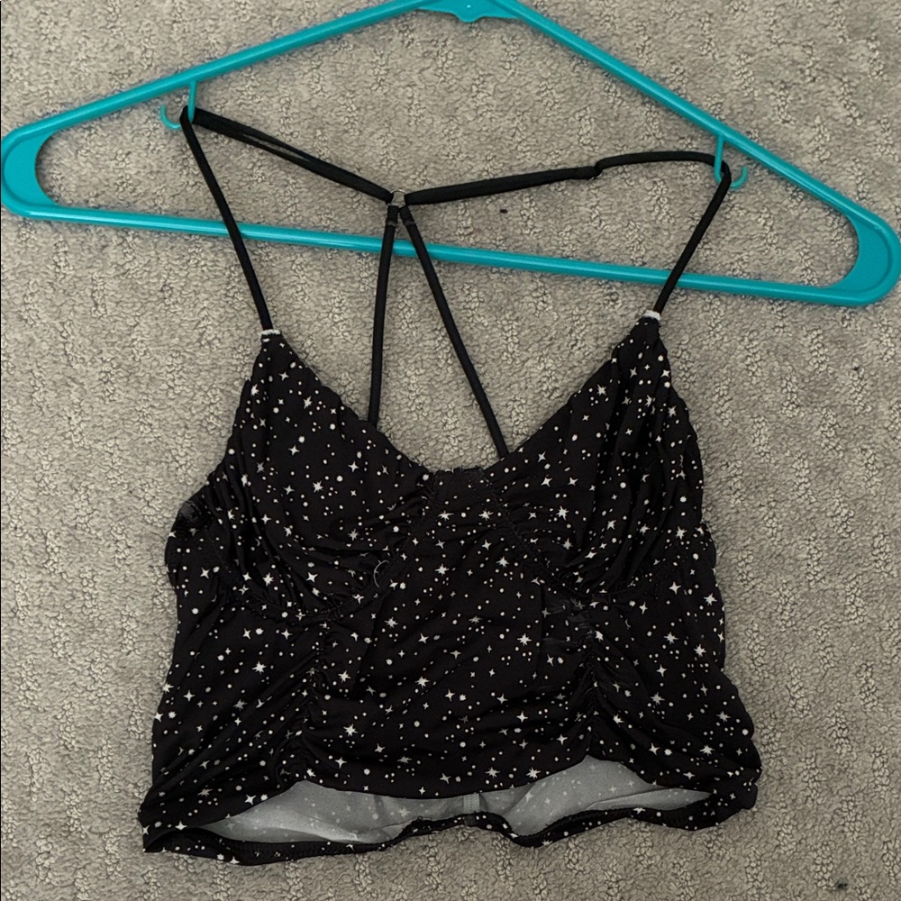 Urban Outfitters Black Star Pattern Camisole